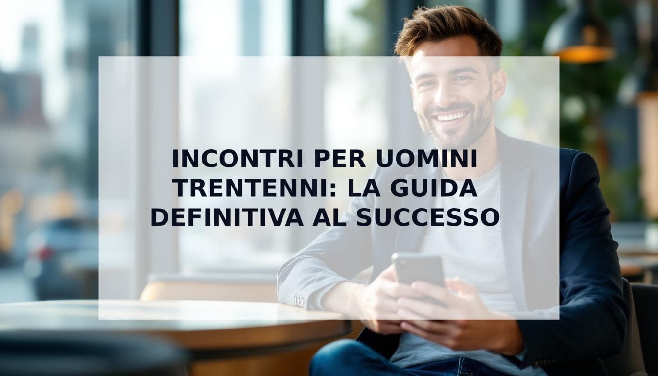 Cover Image for Incontri per uomini trentenni: la guida senza fronzoli per vincere