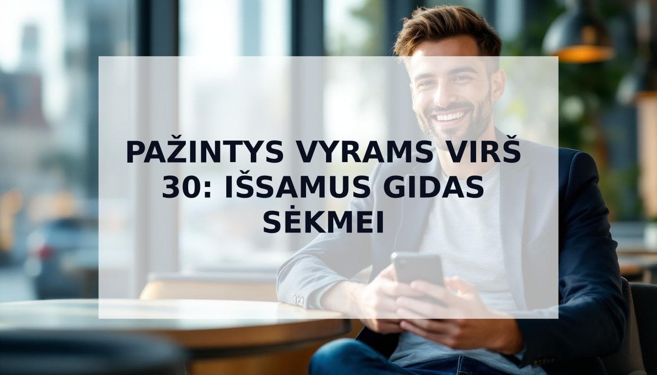 Cover Image for Pažintys vyrams virš 30: Praktinis gidas, kaip laimėti