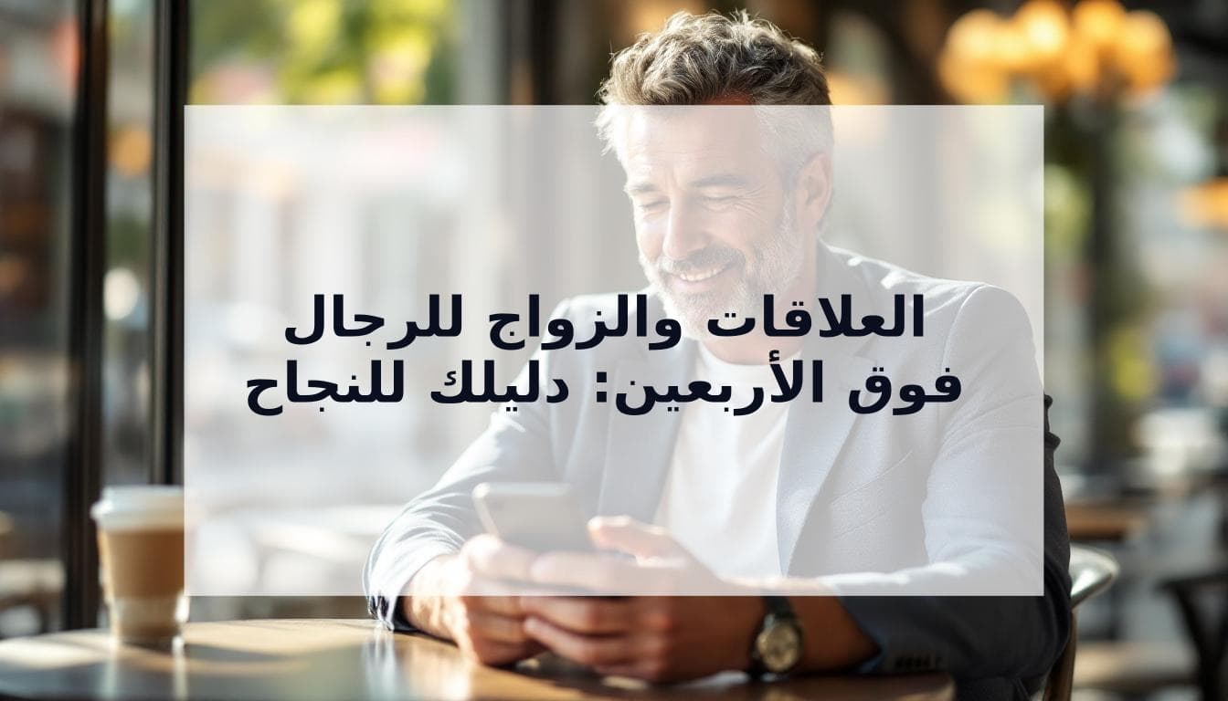 Cover Image for العلاقات والزواج للرجال فوق الأربعين: دليلك الشامل للنجاح عبر الإنترنت