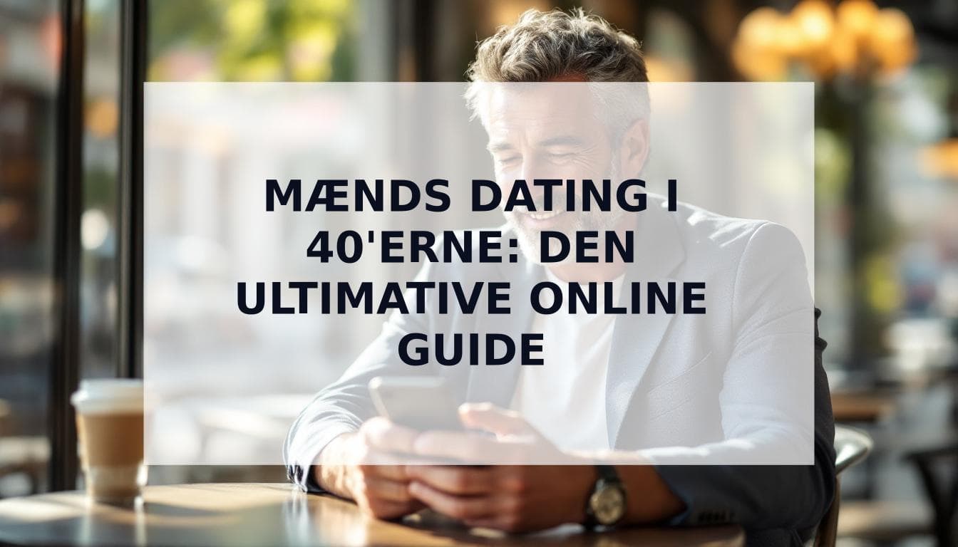 Cover Image for Mænds dating i 40'erne: Den ærlige guide til succes online