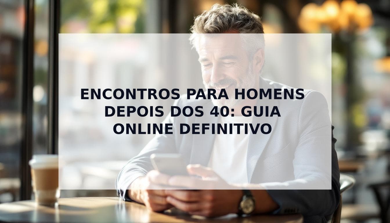Cover Image for Encontros para Homens depois dos 40: O Guia Sem Rodeios para Ter Sucesso Online