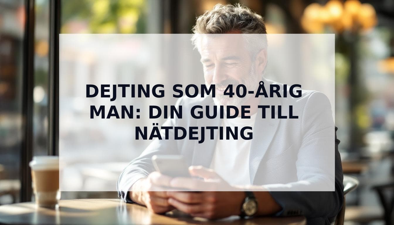 Cover Image for Dejting som 40-Ärig man: Den raka guiden till att lyckas online