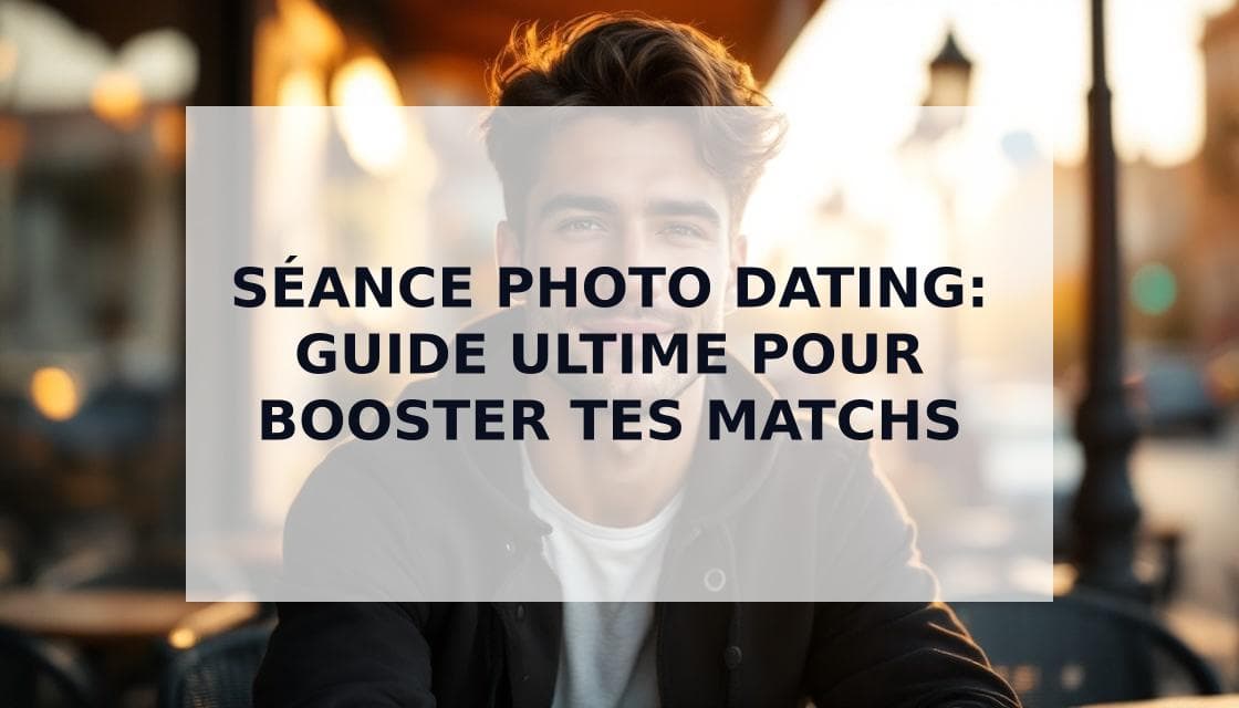 Cover Image for Séance Photo Dating : Le Guide Ultime pour un Profil Irrésistible en 2025