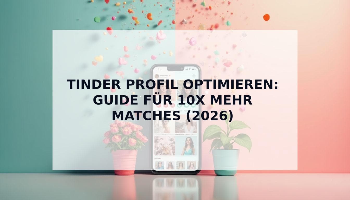 Cover Image for Tinder Profil optimieren: Der ultimative Guide für 10x mehr Matches (2026)