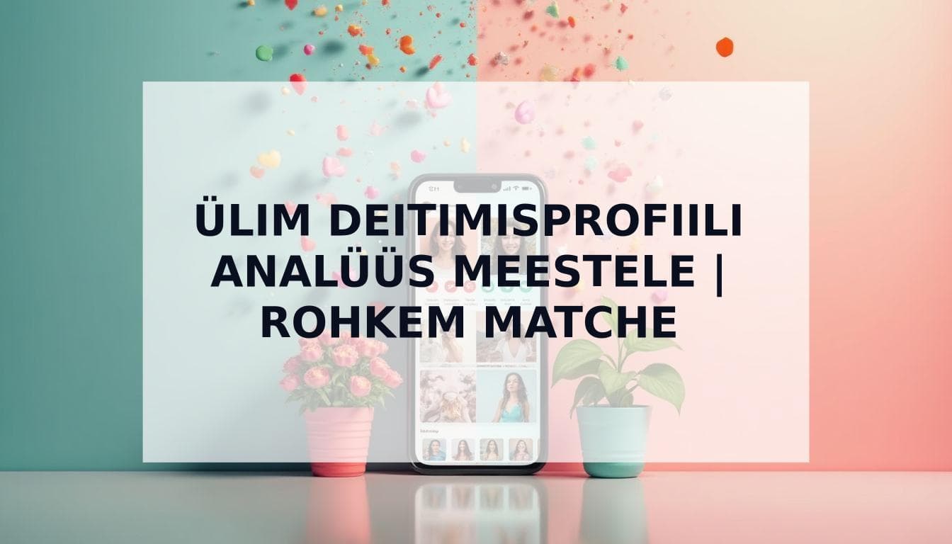 Cover Image for Ăślim deitimisprofiili analĂĽĂĽs: 5-astmeline kontroll-leht, et koheselt matche suurendada