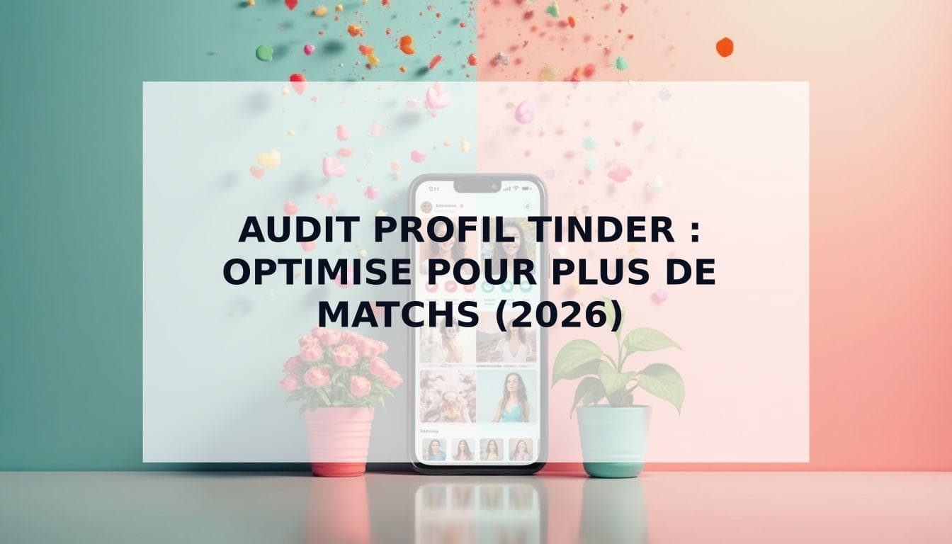 Cover Image for Améliorer son profil Tinder : L'Audit Ultime en 5 Étapes (2026)