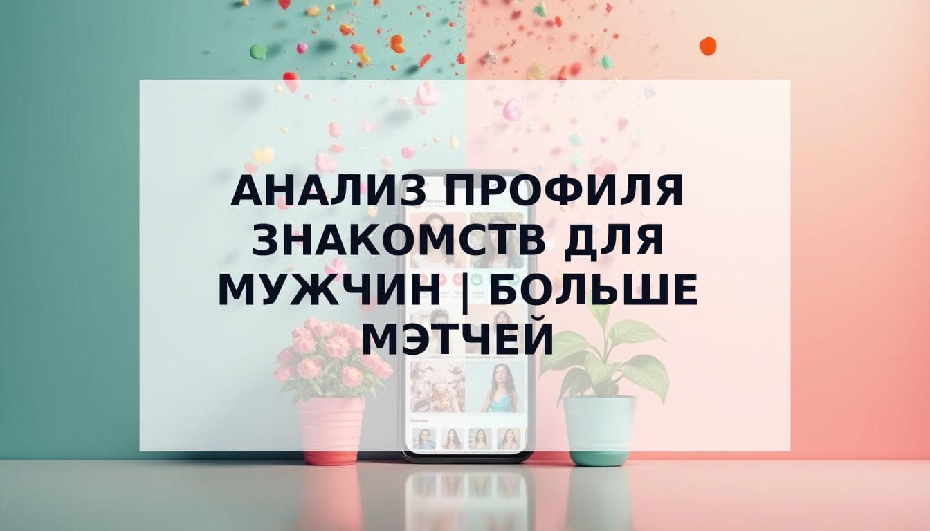 Cover Image for Анализ профиля знакомств: 5 шагов для увеличения мэтчей