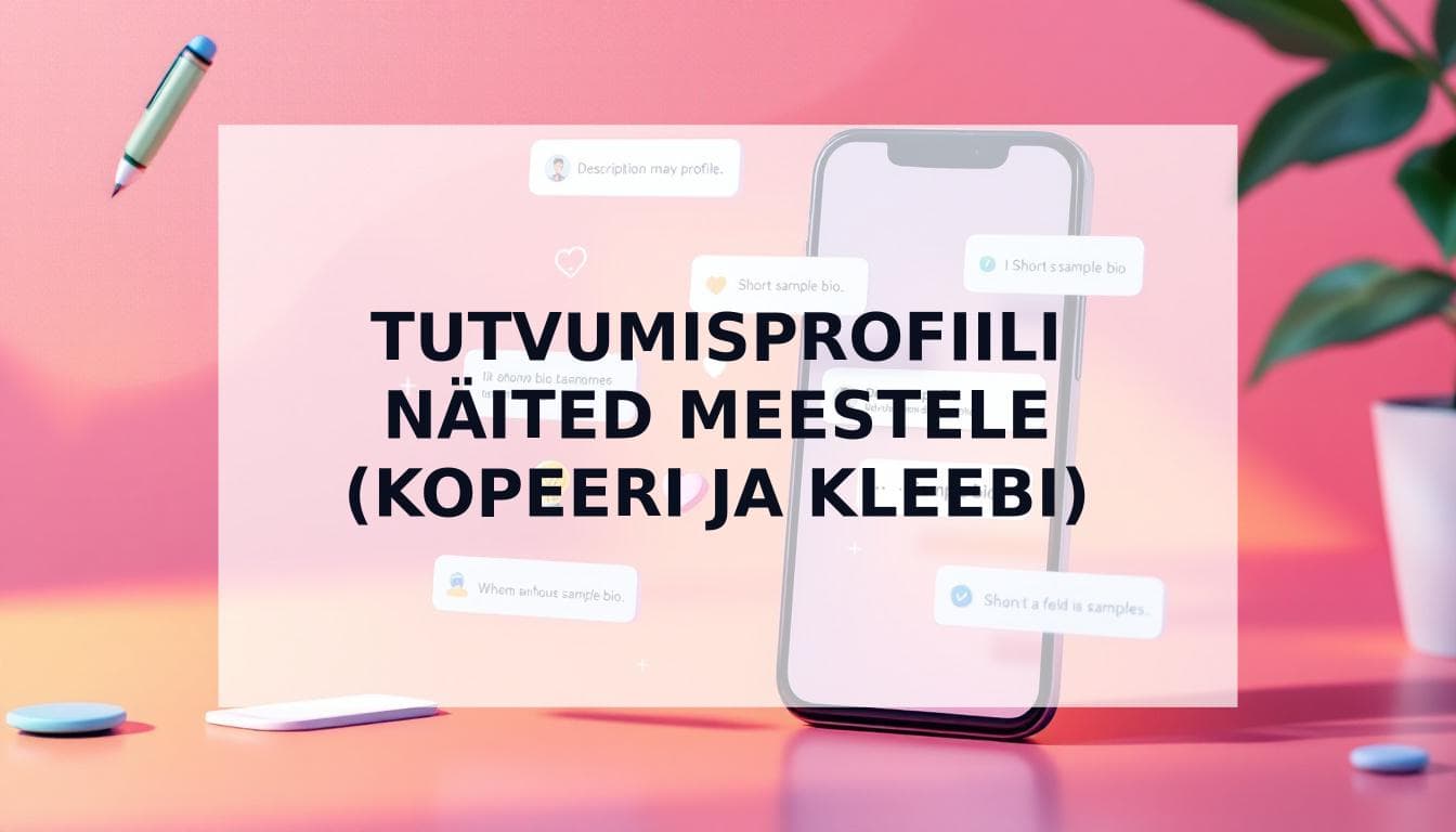 Cover Image for Ülim juhend: Tutvumisprofiili näited meestele ja kuidas kirjutada parim tutvumisprofiil