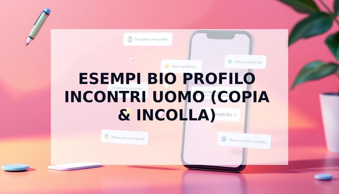 Cover Image for La Guida Definitiva per Scrivere la Bio del Tuo Profilo di Incontri (+15 Esempi per Uomo)