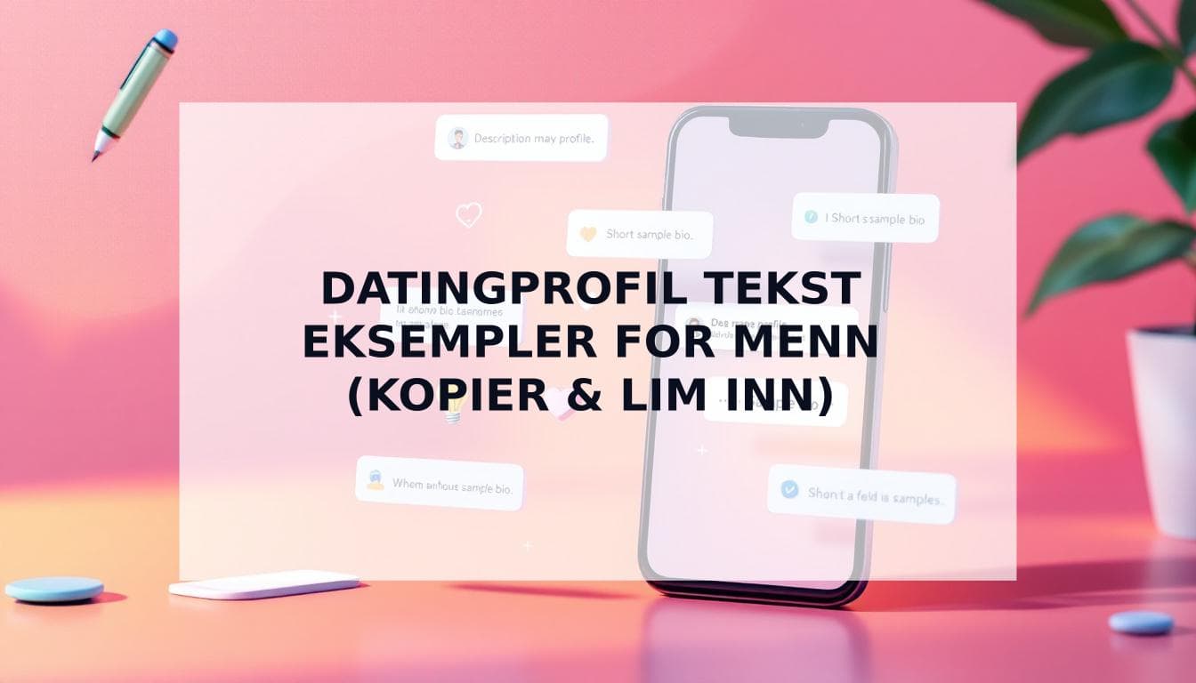 Cover Image for Den ultimate guiden til Tinder profil tekst eksempler (+15 for menn)