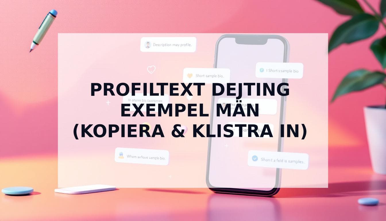 Cover Image for Skriv Bästa Dejtingprofilen: Profiltext Dejting Exempel (+15 för Män)