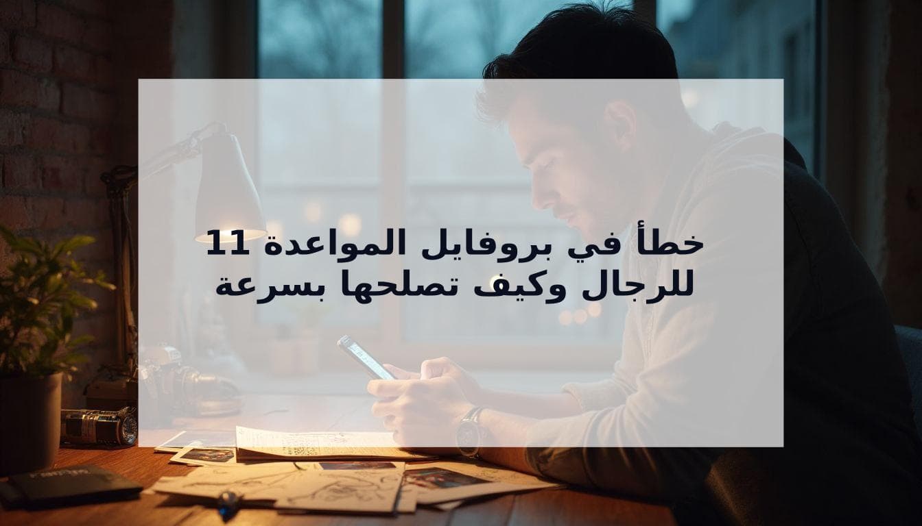 Cover Image for أكبر 11 خطأ في بروفايل المواعدة للرجال (وكيف تتجنبها)