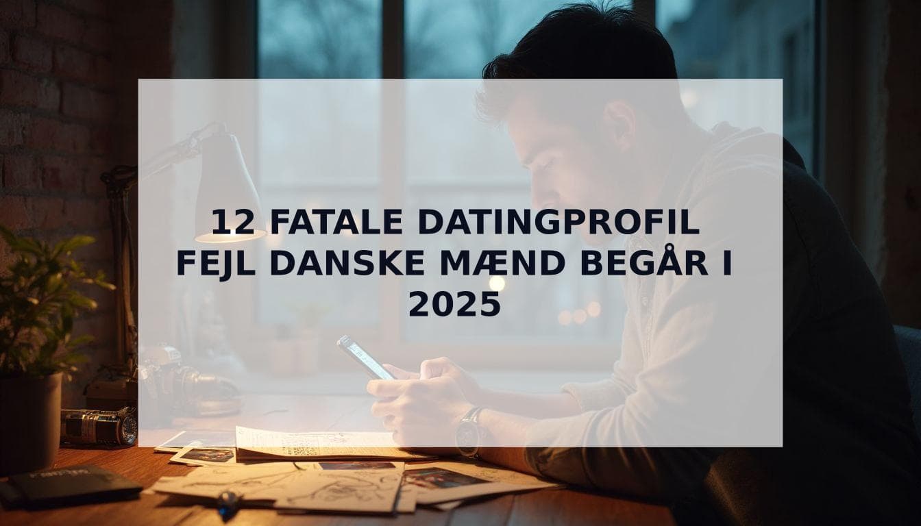 Cover Image for De 12 Fatale Dating Profil Fejl Danske Mænd Begår (Komplet Guide)
