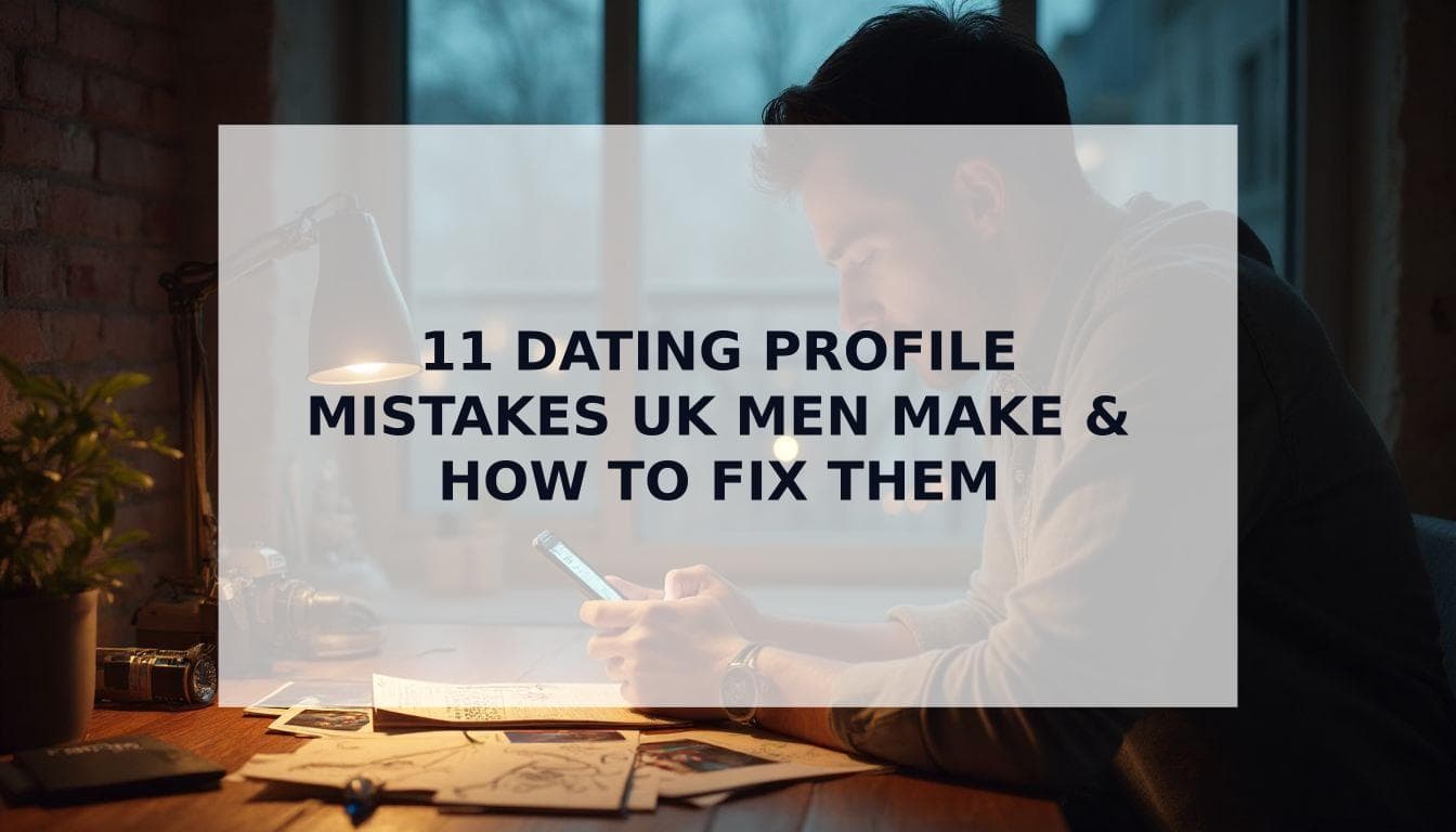 Cover Image for The 11 Biggest Dating Profile Mistakes UK Men Make (and How to Fix Them)