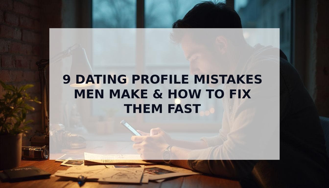 Cover Image for The 9 Biggest Dating Profile Mistakes Men Make (and How to Fix Them)