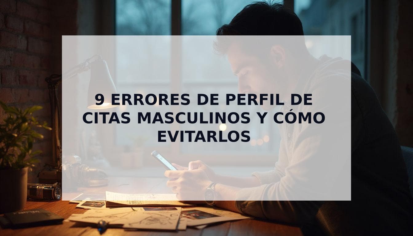 Cover Image for Los 9 mayores errores en el perfil de citas de los hombres (y cómo solucionarlos)