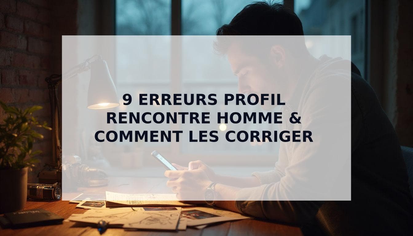 Cover Image for Les 9 plus grandes erreurs profil rencontre homme (et comment les corriger)