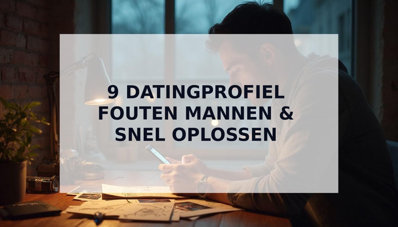 Cover Image for De 9 grootste veelgemaakte fouten in datingprofielen van mannen (en hoe je ze oplost)