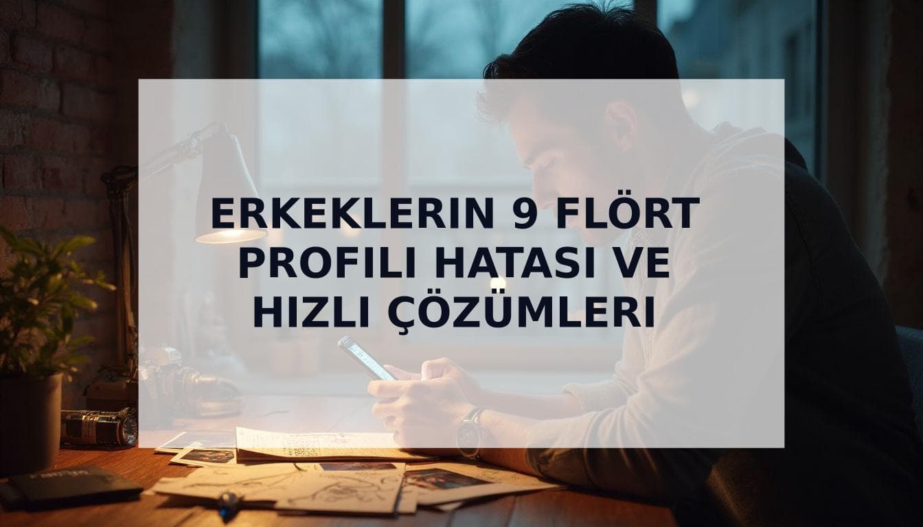 Cover Image for Erkeklerin Yaptığı En Büyük 9 Flört Profili Hatası (ve Nasıl Düzeltilir)
