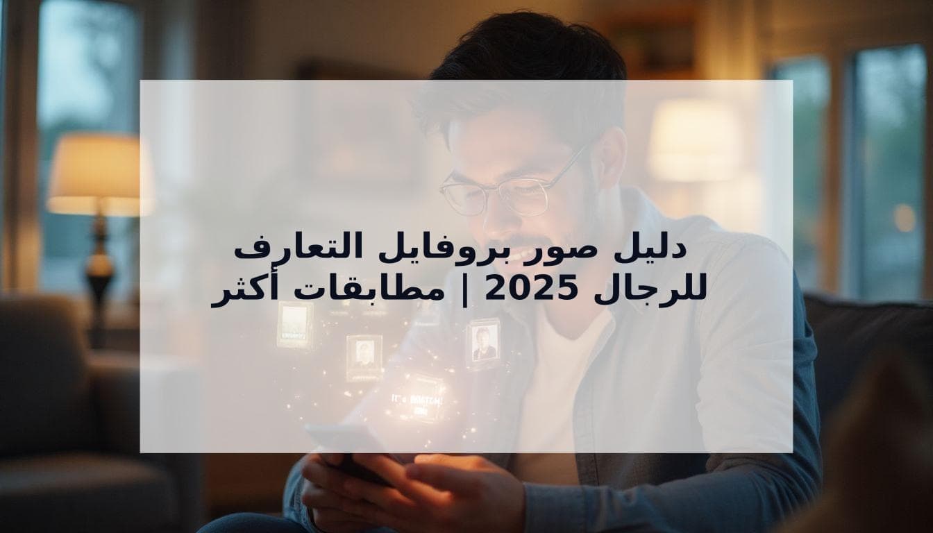 Cover Image for دليل صور بروفايل التعارف للرجال: نصائح ثقافية ووضعيات للحصول على مطابقات أكثر في 2025