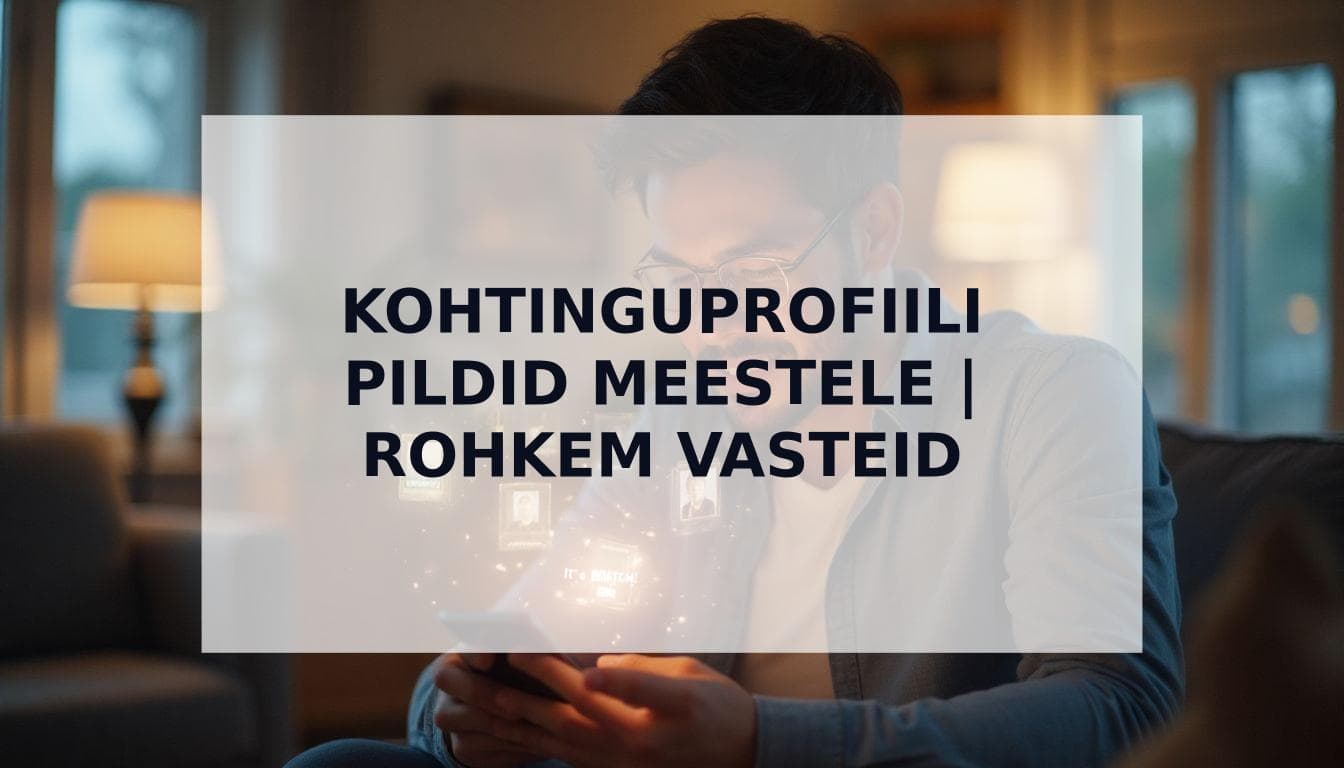 Cover Image for Kohtinguprofiili pildid: Ăślim juhend meestele, kuidas saada rohkem vasteid (ja kuidas AI saab aidata)