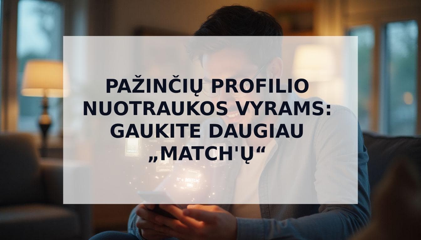 Cover Image for Pažinčių profilio nuotraukos: Išsamus vadovas vyrams, kaip gauti daugiau „match'ų“ (ir kaip gali padėti dirbtinis intelektas)