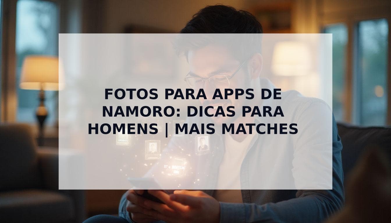 Cover Image for Dicas de Fotos para Perfil de Namoro: O Guia Definitivo para Homens Conseguirem Mais Matches (e Como a IA Pode Ajudar)