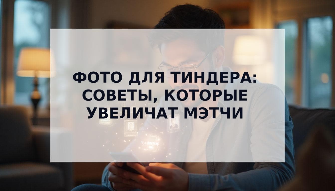 Cover Image for Фото для Тиндера: Советы, которые увеличат количество мэтчей