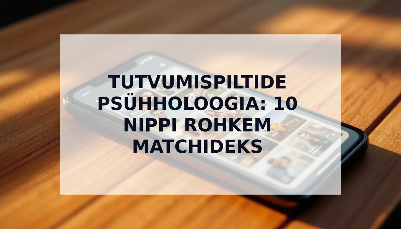 Cover Image for Tutvumispiltide psühholoogia: 10 teaduspõhist vallandajat, mis toovad rohkem matche
