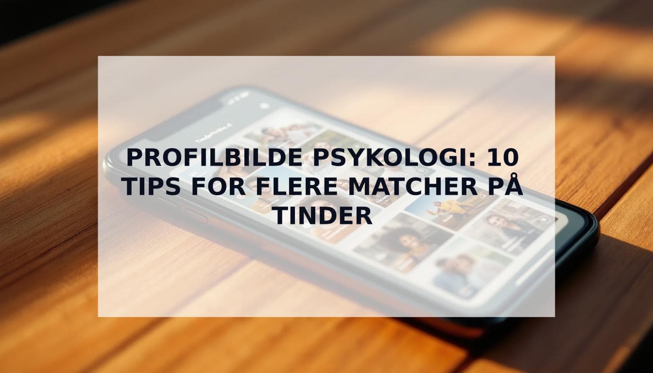 Cover Image for Psykologien bak profilbilder: 10 vitenskapelige triks som gir deg flere matcher