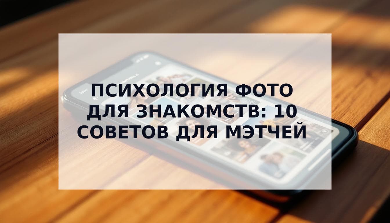 Cover Image for Психология фото для знакомств: 10 научно доказанных триггеров, которые принесут тебе больше мэтчей