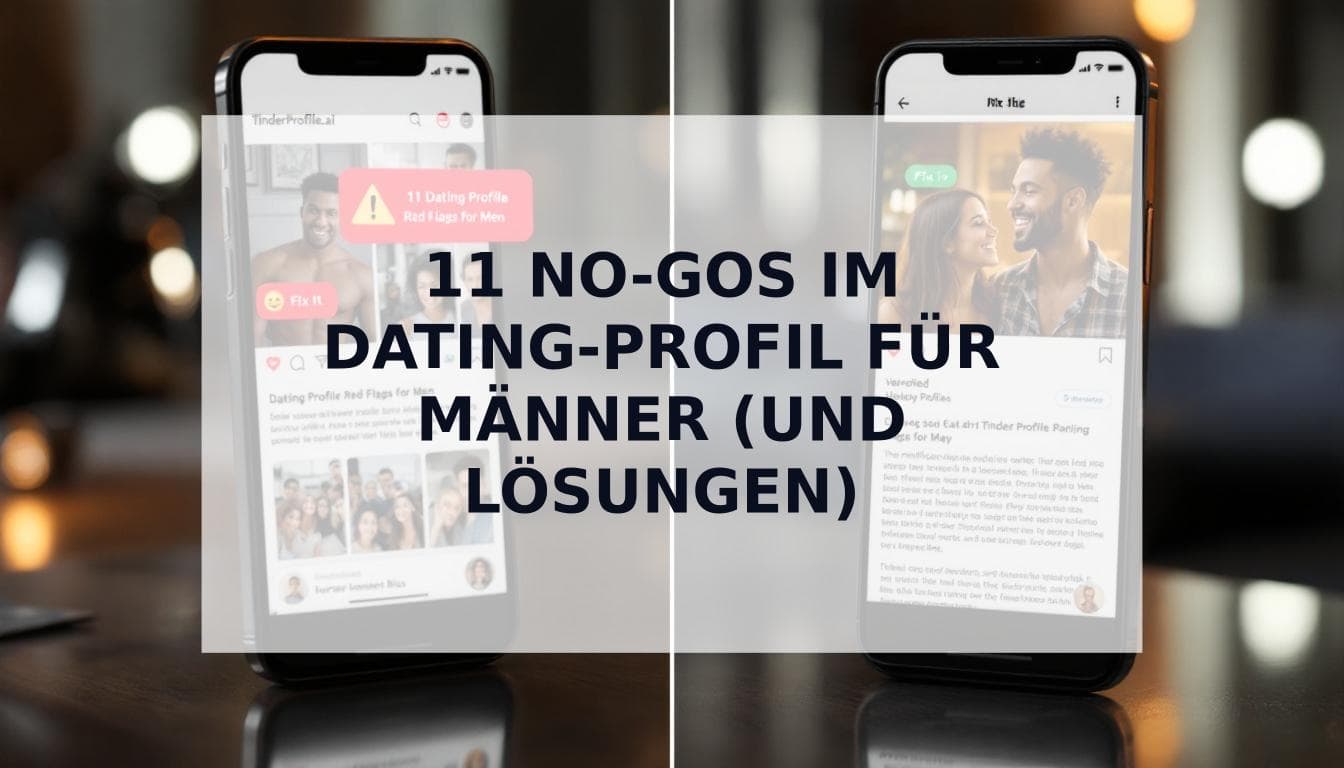 Cover Image for 11 No-Gos im Dating-Profil für Männer (und wie du sie jetzt beheben kannst)