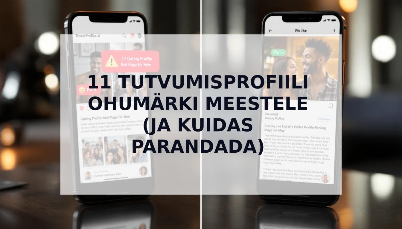 Cover Image for 11 tutvumisprofiili ohumärki meestele (ja kuidas neid kohe parandada)