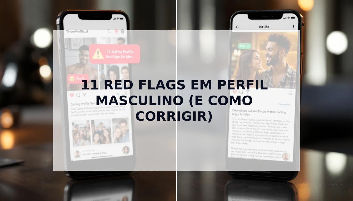 Cover Image for 11 Red Flags em Perfil Masculino (e Como Corrigir Já)