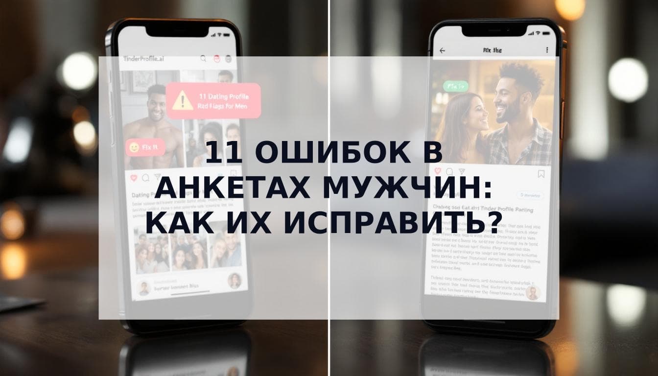 Cover Image for 11 главных ошибок в анкетах для знакомств у мужчин (и как их исправить прямо сейчас)