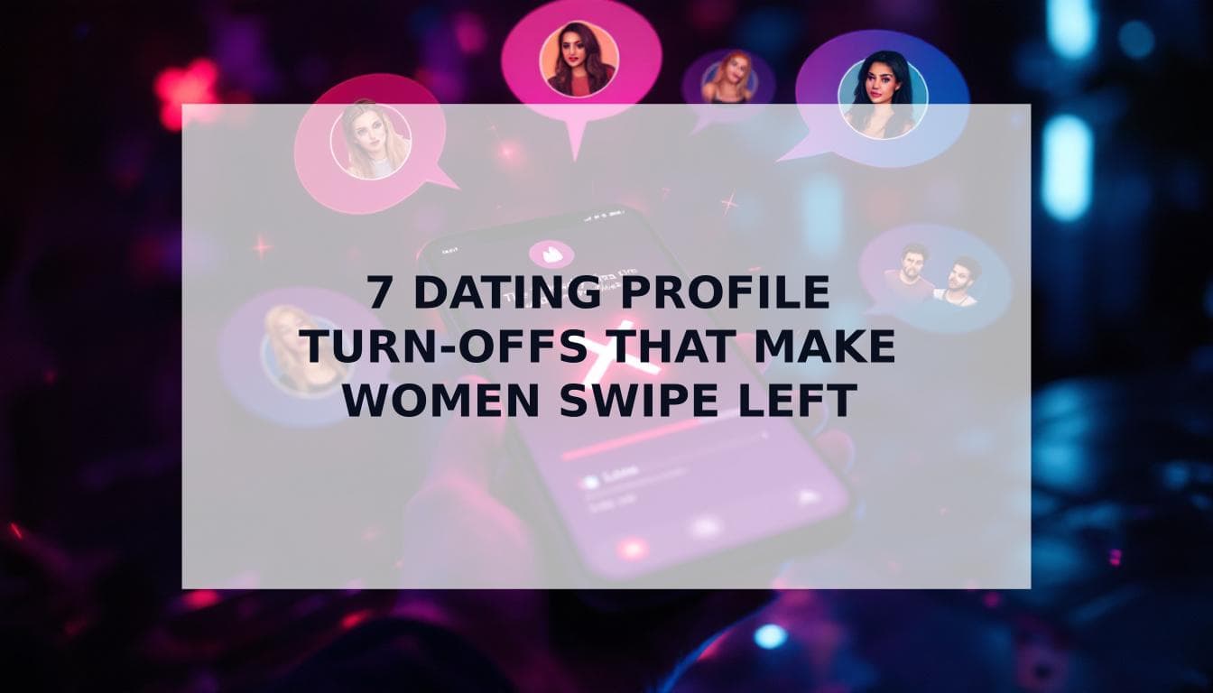 Cover Image for The 7 Deadly Sins of Dating Profiles: Psychological Turn-Offs That Make Her Swipe Left