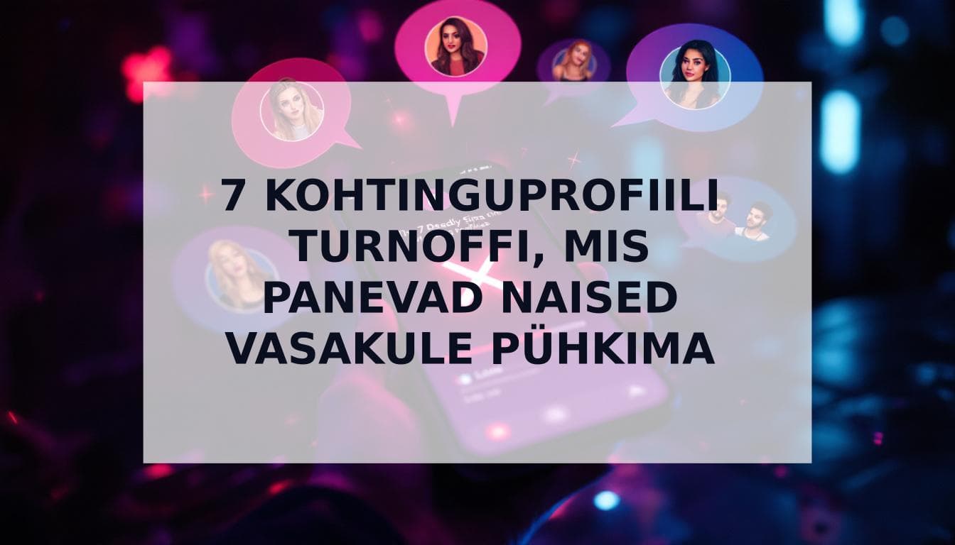 Cover Image for Halvimad Tinderi profiilid: 7 surmapattu, mis panevad naised vasakule pühkima