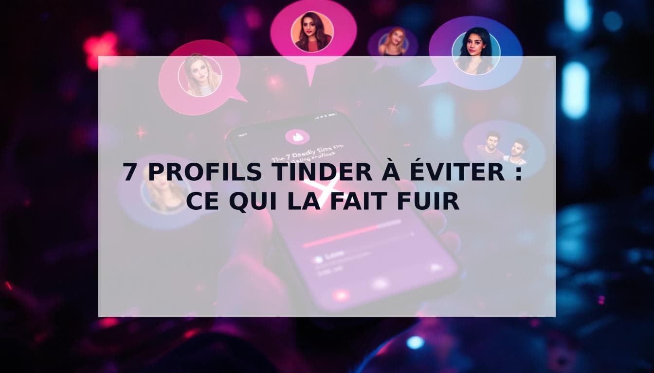 Cover Image for Les 7 péchés capitaux des profils Tinder à éviter : ce qui la fait swiper à gauche