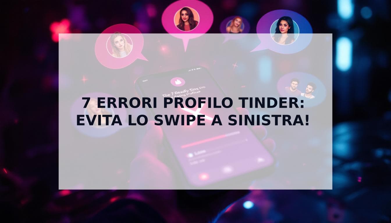 Cover Image for I 7 Peccati Capitali dei Profili Tinder da Incubo: i Turn-Off Psicologici che la Fanno Scorrere a Sinistra