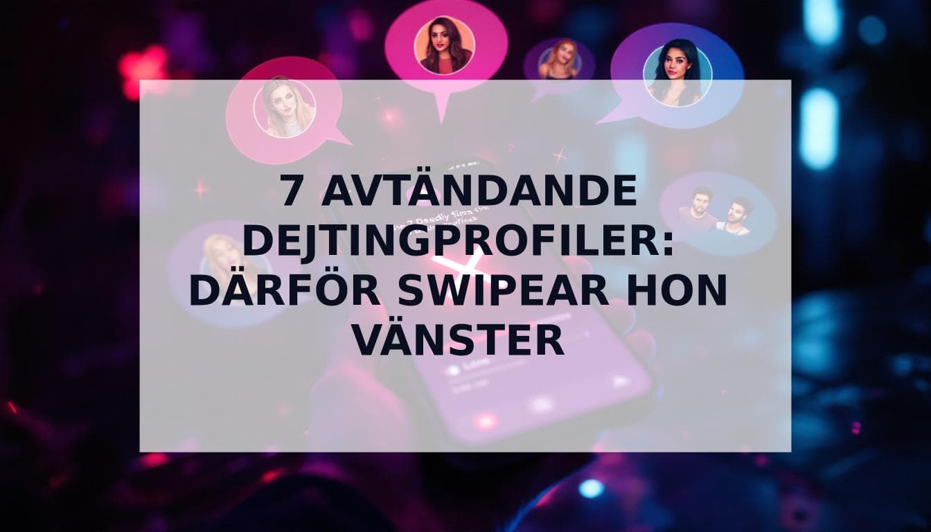 Cover Image for De 7 dödssynderna pÄ dejtingprofiler: Psykologiska avtÀndare som fÄr henne att swipa vÀnster