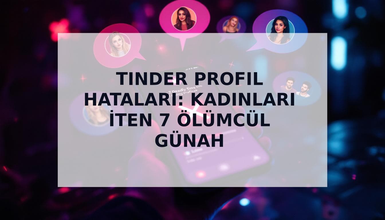 Cover Image for Tinder Profil Hataları: Kadınları İten 7 Ölümcül Günah