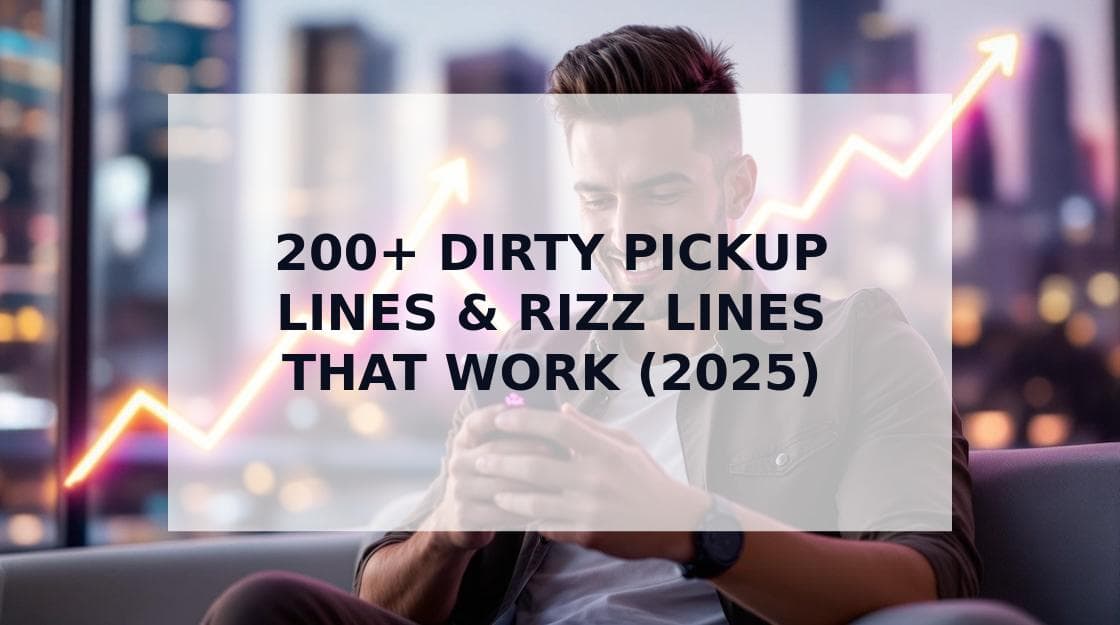 Cover Image for Dirty Pickup Lines & Rizz: The Ultimate 2025 Guide (That Actually Works)