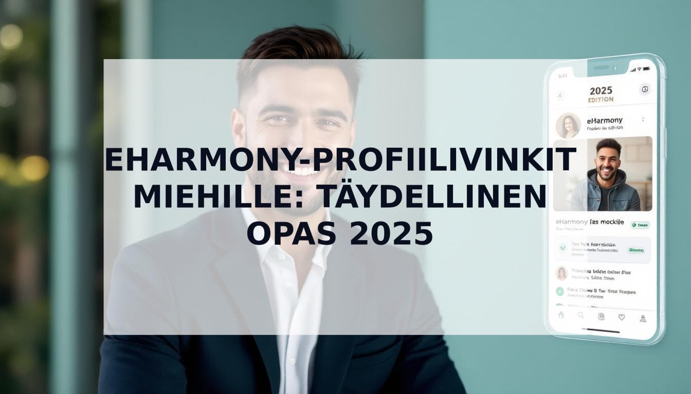 Cover Image for Täydelliset eHarmony-profiilivinkit miehille (2025-painos)