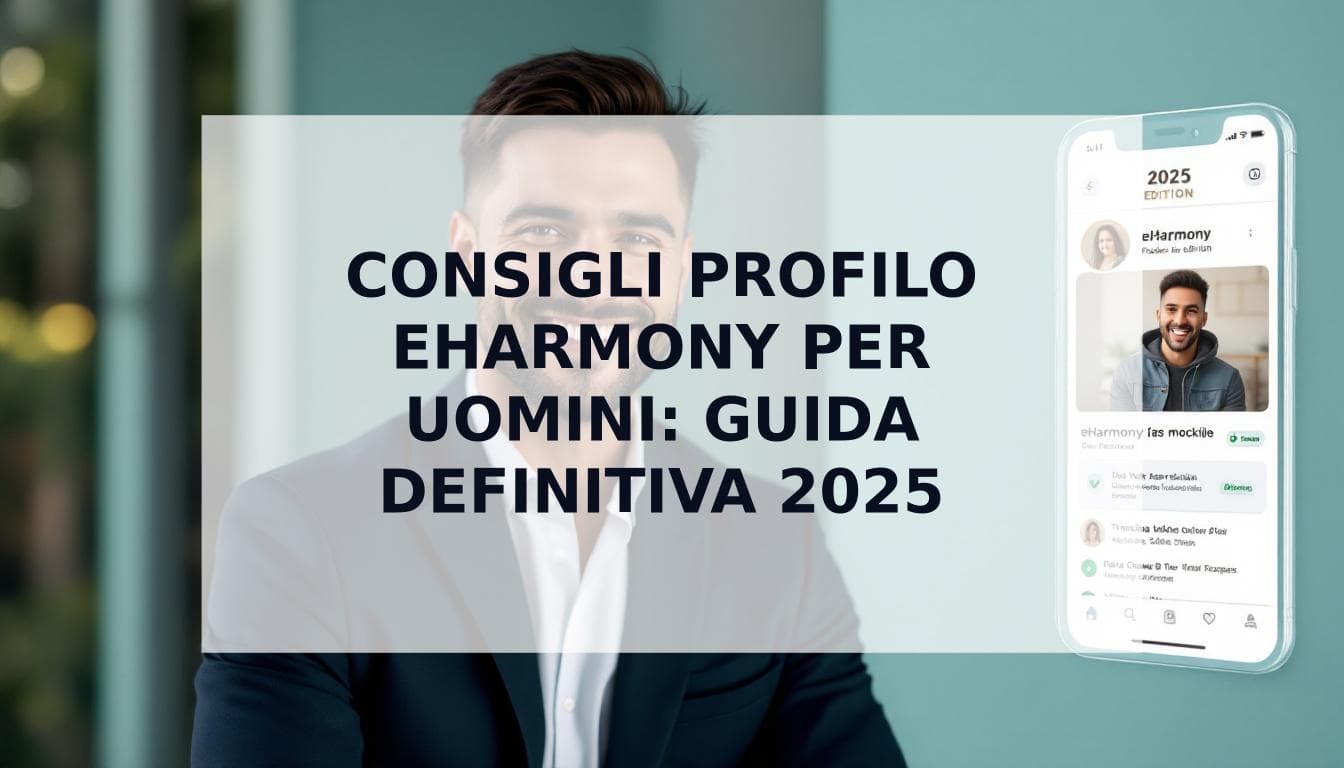Cover Image for La Guida Definitiva: Consigli Profilo eHarmony per Uomini (Edizione 2025)