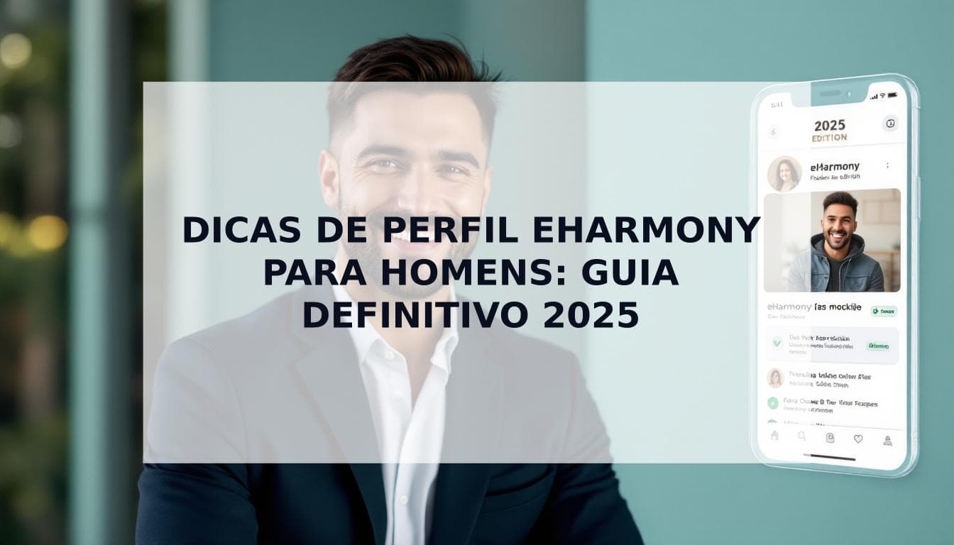 Cover Image for O Guia Definitivo de Perfil eHarmony para Homens (Edição 2025)