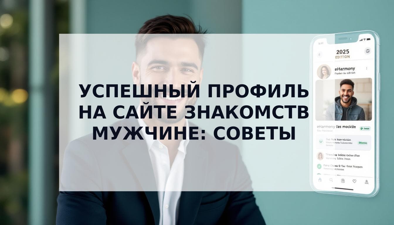 Cover Image for Как создать успешный профиль на сайте знакомств мужчине (Издание 2025)