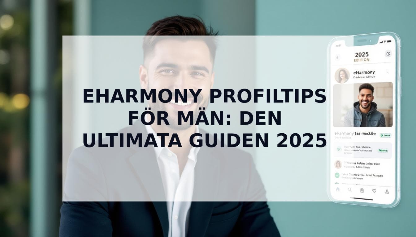 Cover Image for eHarmony profiltips för mÀn: Den ultimata guiden för 2025