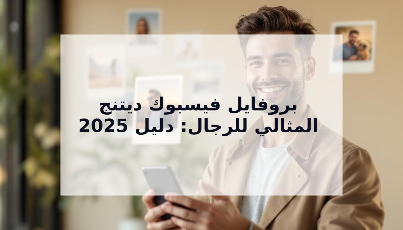 Cover Image for الدليل الشامل لبروفايل فيسبوك ديتنج المثالي للرجال (2025)