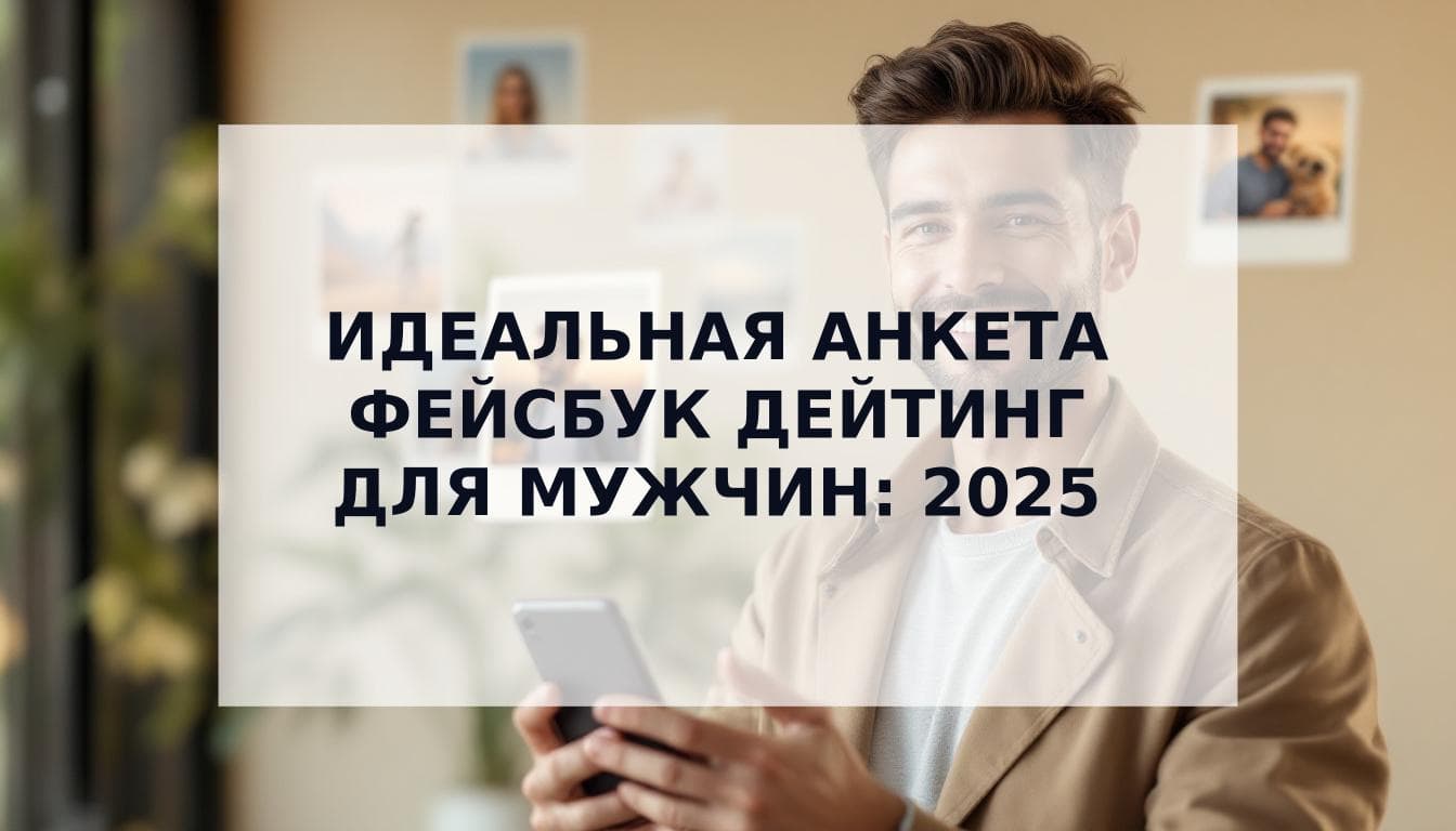 Cover Image for Полное руководство по идеальной анкете для знакомств в Фейсбук Дейтинг для мужчин (2025)