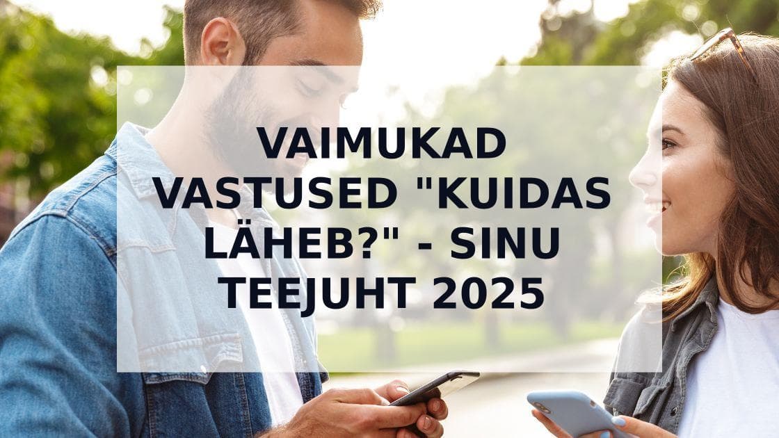 Cover Image for Üle 30 Vaimuka Vastuse Küsimusele "Kuidas Läheb?" Eesti Kohtinguäppides